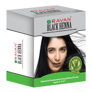 Ravan hair dye powder product sri lanka. hair powder range- Black HennsHerbal hair dye with treated Natural Henna Mukunuwanna, Keekirindiya, Amla and Aloe Vera manufactured in a hi-tech environment .It gives 100 % grey coverage, long lasting natural black color and herbal treatment to your hair.